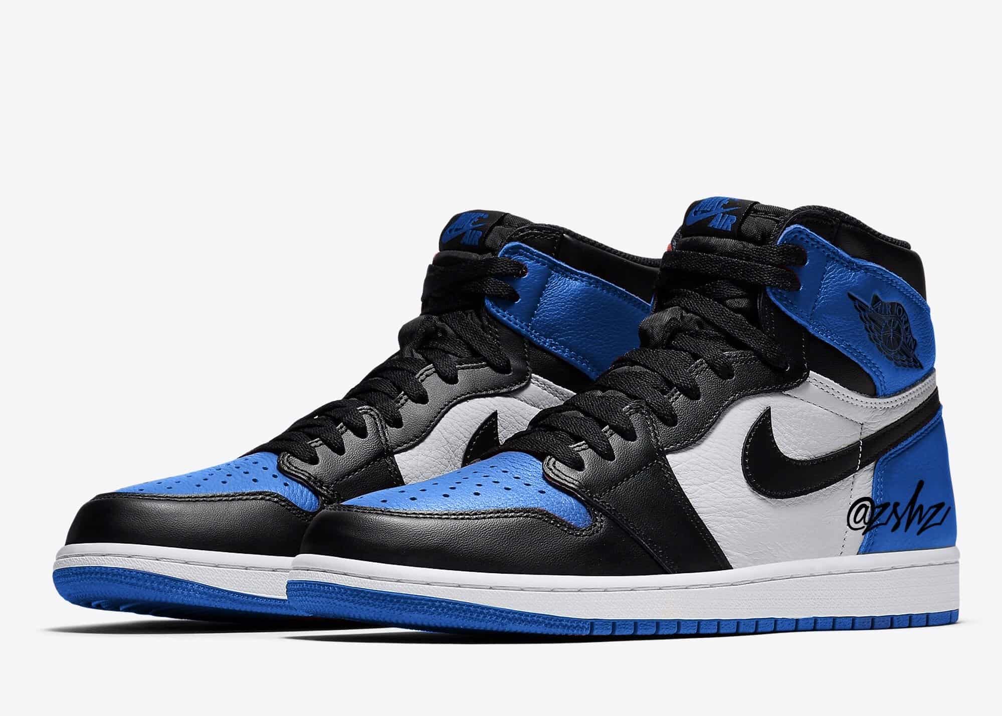 Air Jordan 1 “royal Toe” 2020