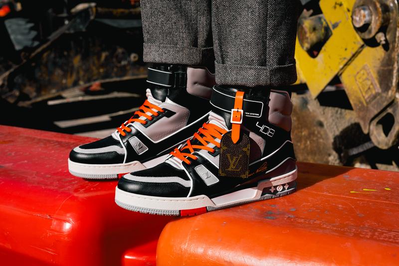 On-Foot Look at the Louis Vuitton LV 408 Trainer Hi “New York” and “Chicago”