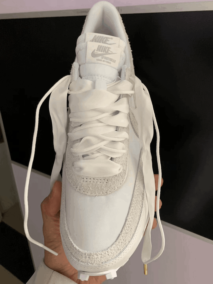 sacai x Nike LDWaffle "White Nylon"