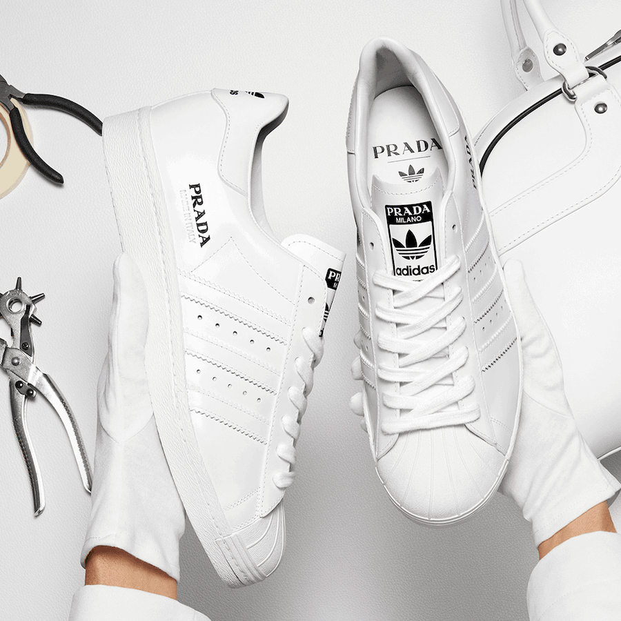 Prada for adidas Superstar and Handbag