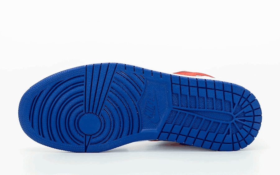This Air Jordan 1 Mid Appears with A Multicolored Embroidered Nike Swoosh