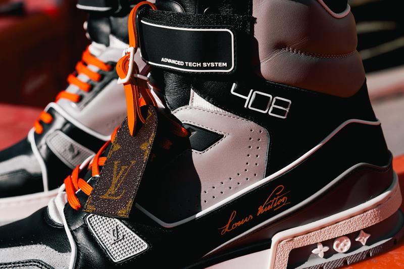 On-Foot Look at the Louis Vuitton LV 408 Trainer Hi “New York” and “Chicago”