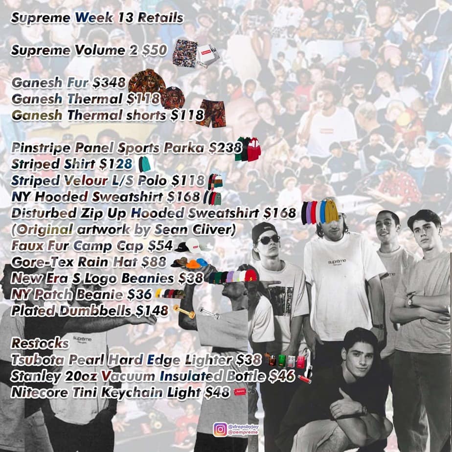 Supreme Fw19 Week 13