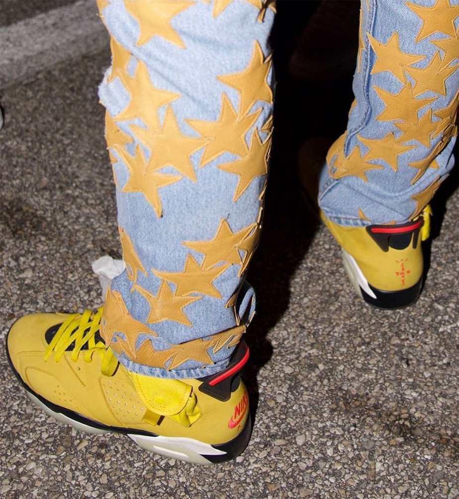 In Hand Look at the Travis Scott x Air Jordan 6 "Yellow"