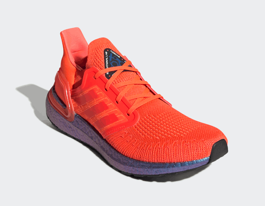 ISS x adidas Ultra Boost 20 “Solar Red” Official Images