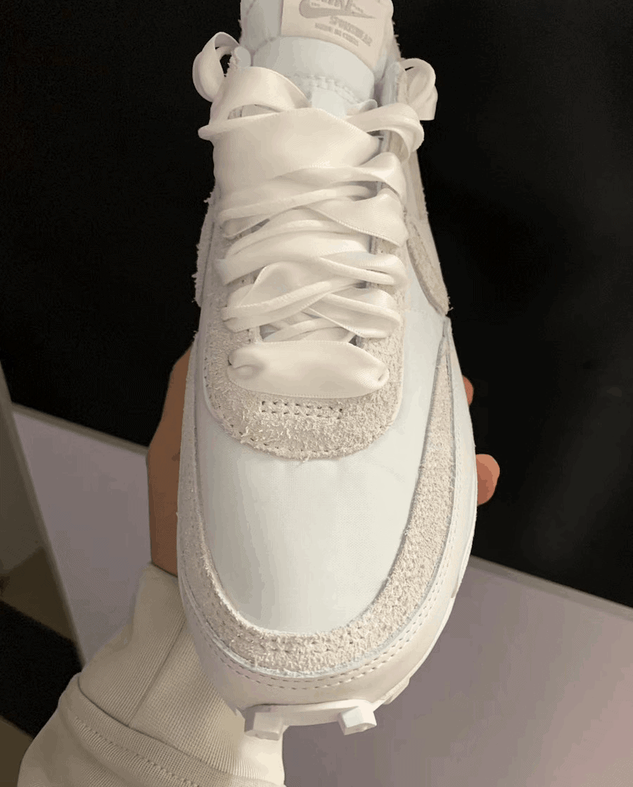 sacai x Nike LDWaffle "White Nylon"