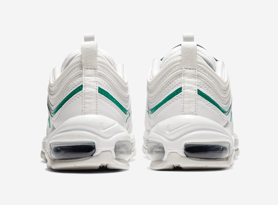 A Nike Air Max 97 Surfaces with a Seattle Seahawks Inspired Upper