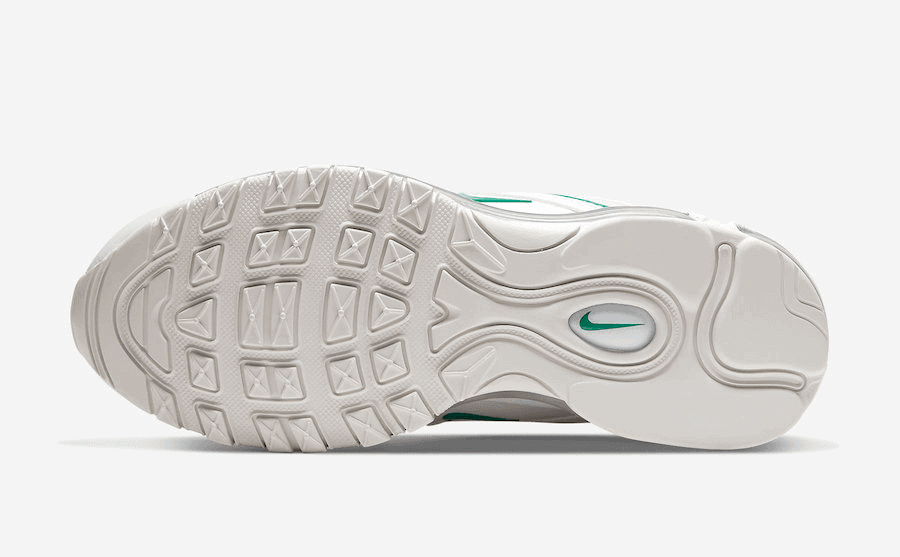 A Nike Air Max 97 Surfaces with a Seattle Seahawks Inspired Upper