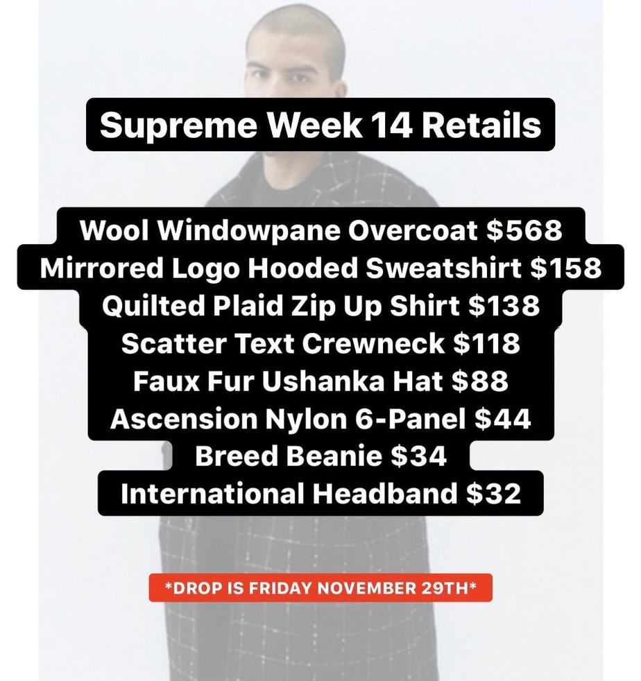 Supreme Fw19 Week 14