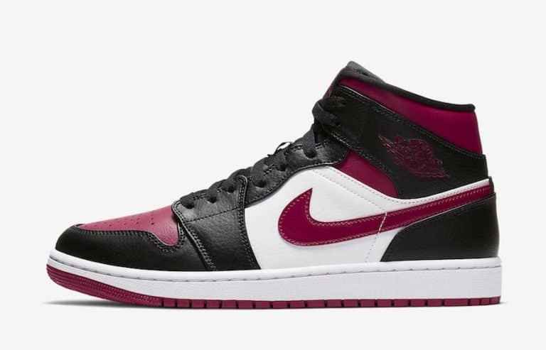 This Air Jordan 1 Mid Draws Inspiration from the “Bred Toe” Colorway