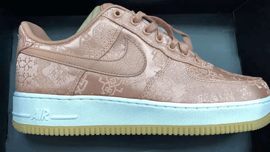 Official Images of the Clot x Nike Air Force 1 “Rose Gold”
