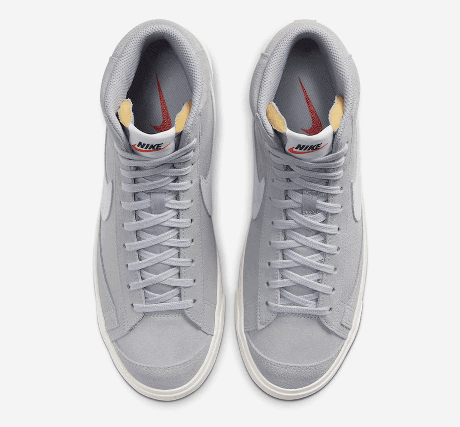 Wolf Grey Suede Dresses this Nike Blazer Mid ‘77