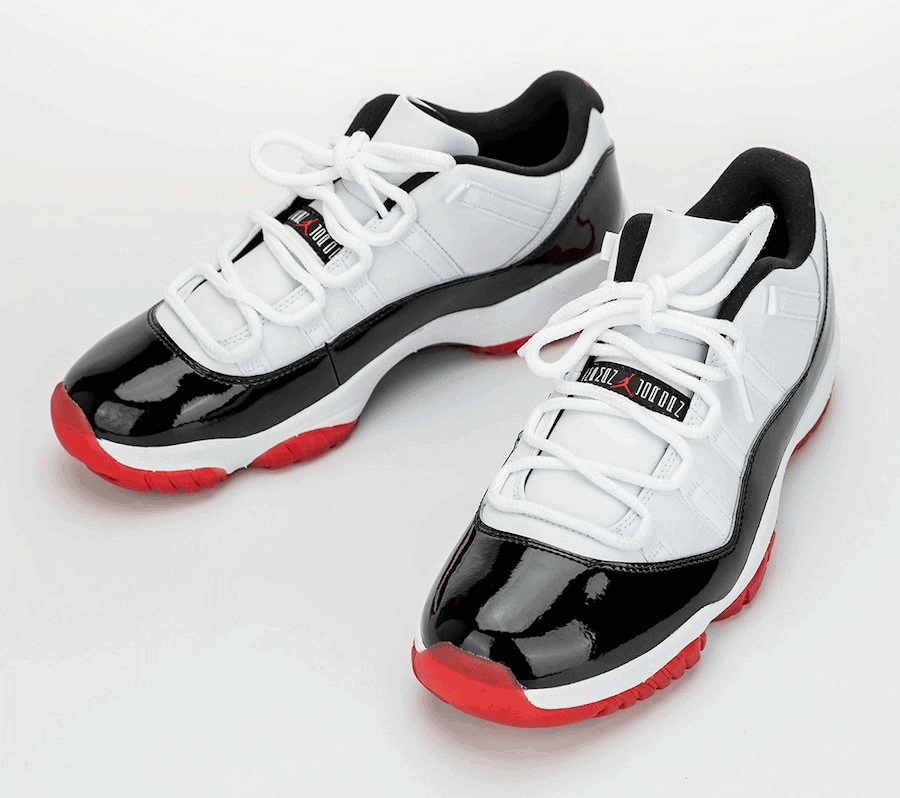 Official Images of the Air Jordan 11 Low "White Bred"