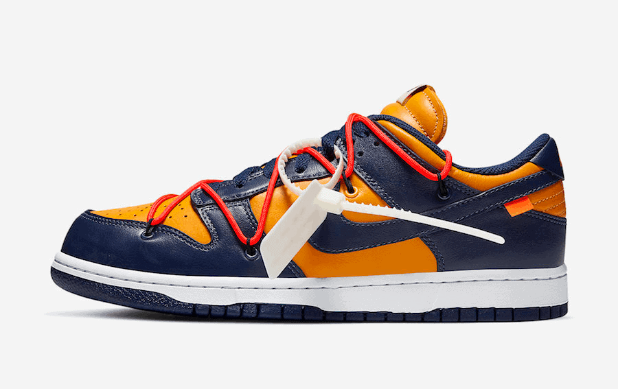 Official Photos of the Off-White x Nike Dunk Low "University Gold"