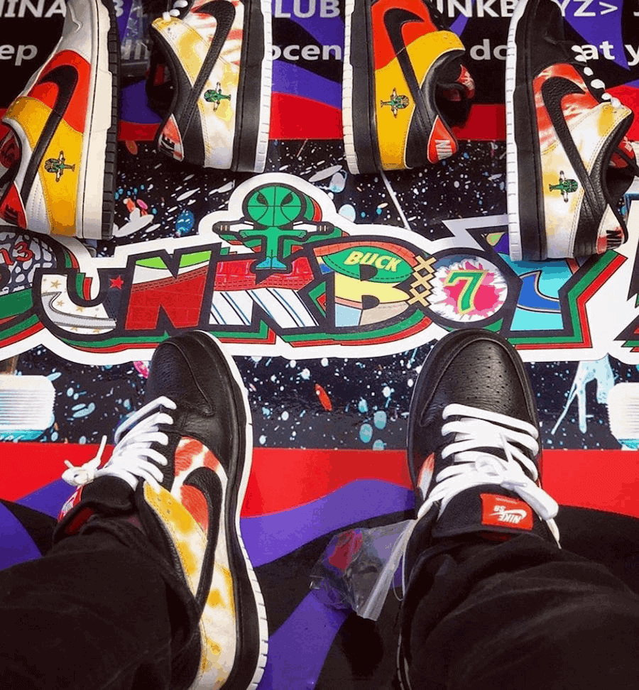 Nike SB Dunk Low "Raygun Tie-Dye" Pack