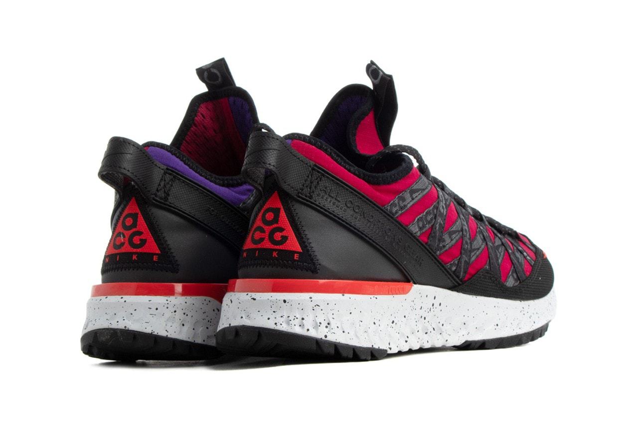Nike Acg React Terra Gobe Volt University Gold Red Purple Colorblock