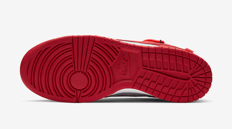 Off-White x Nike Dunk Low "University Red"