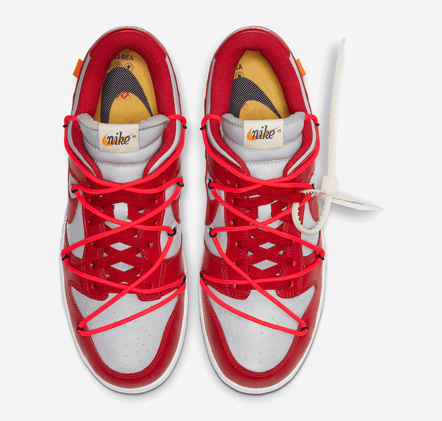 Off-White x Nike Dunk Low "University Red"