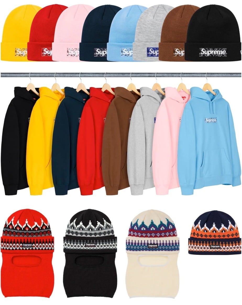 Bandanna Box Logo Hoodies