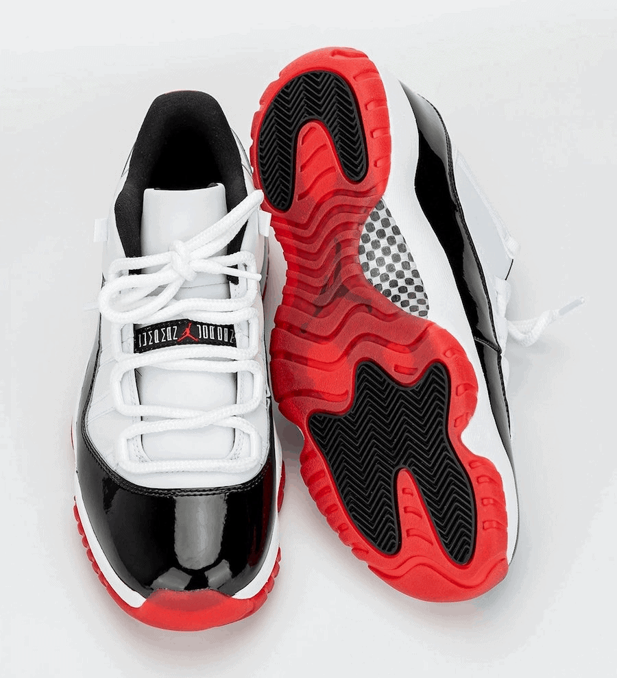 Official Images of the Air Jordan 11 Low "White Bred"