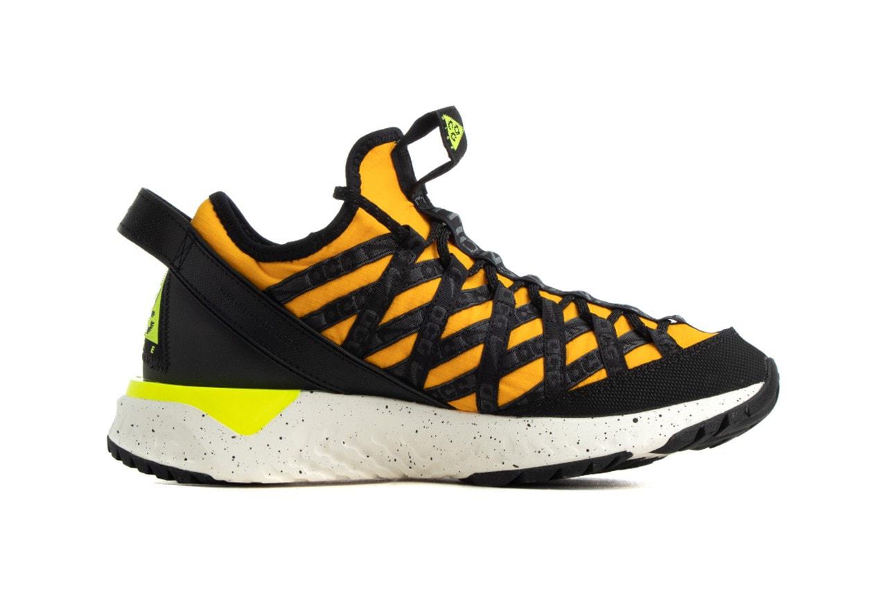 Nike Acg React Terra Gobe Volt University Gold Red Purple Colorblock