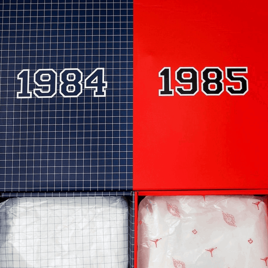 1984 Air Ship PE x 1985 Air Jordan 1 “New Beginnings” Pack