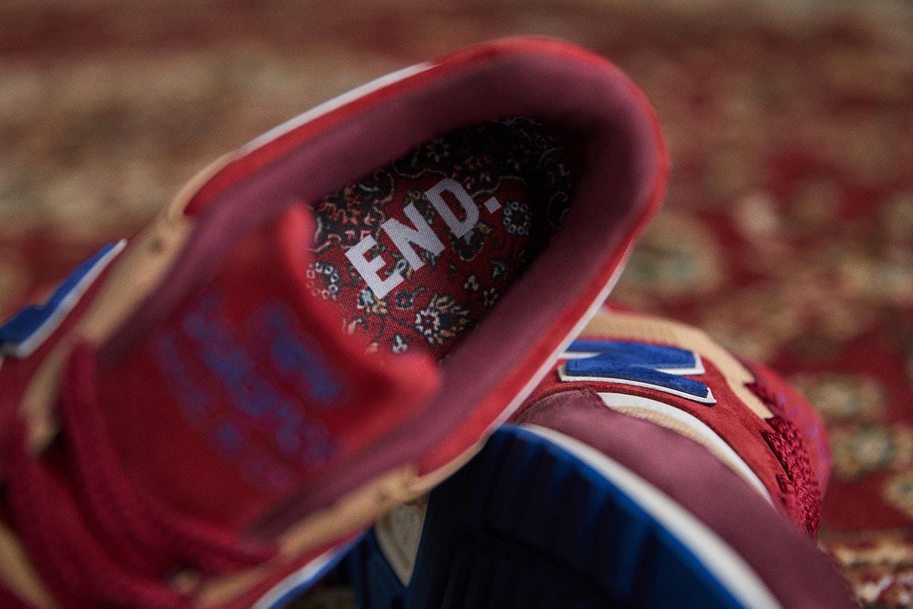 End Clothing New Balance 997 Persian Rug Rumba Red Made In Usa