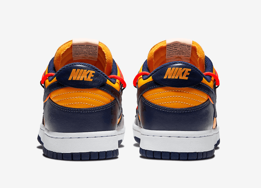Official Photos of the Off-White x Nike Dunk Low "University Gold"