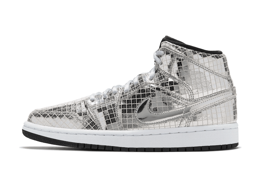 Official Images of the Air Jordan 1 Mid "Disco Ball"
