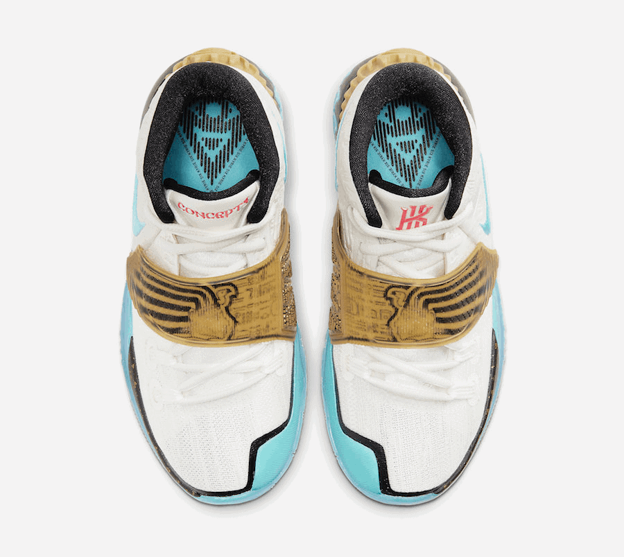 Official Images of the Concepts x Nike Kyrie 6 “Golden Mummy”