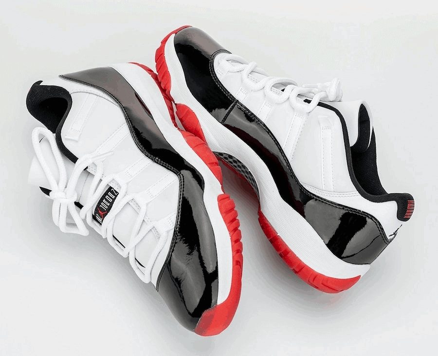 Official Images of the Air Jordan 11 Low "White Bred"