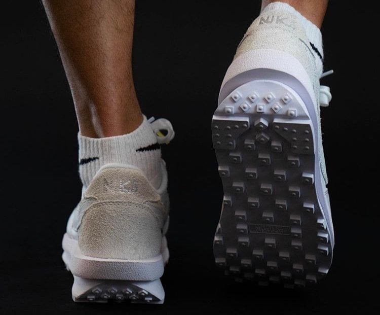 sacai x Nike LDWaffle "White Nylon"