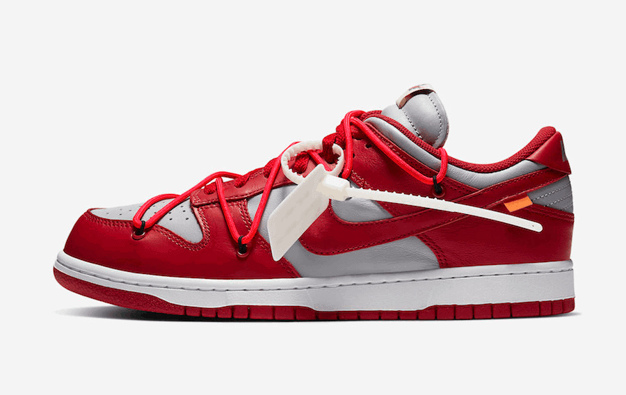 Off-White x Nike Dunk Low "University Red"
