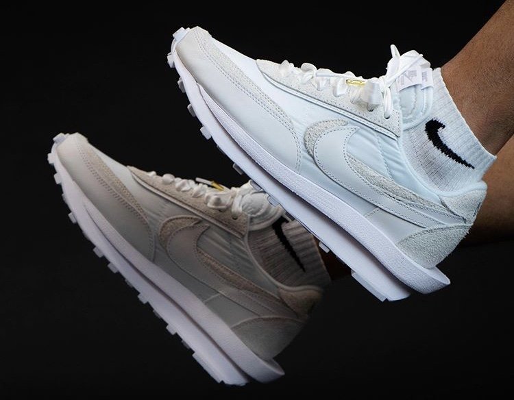 sacai x Nike LDWaffle "White Nylon"