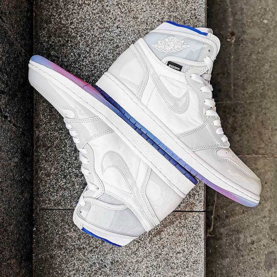 Air Jordan 1 High Zoom R2t White Racer Blue CK6637-104