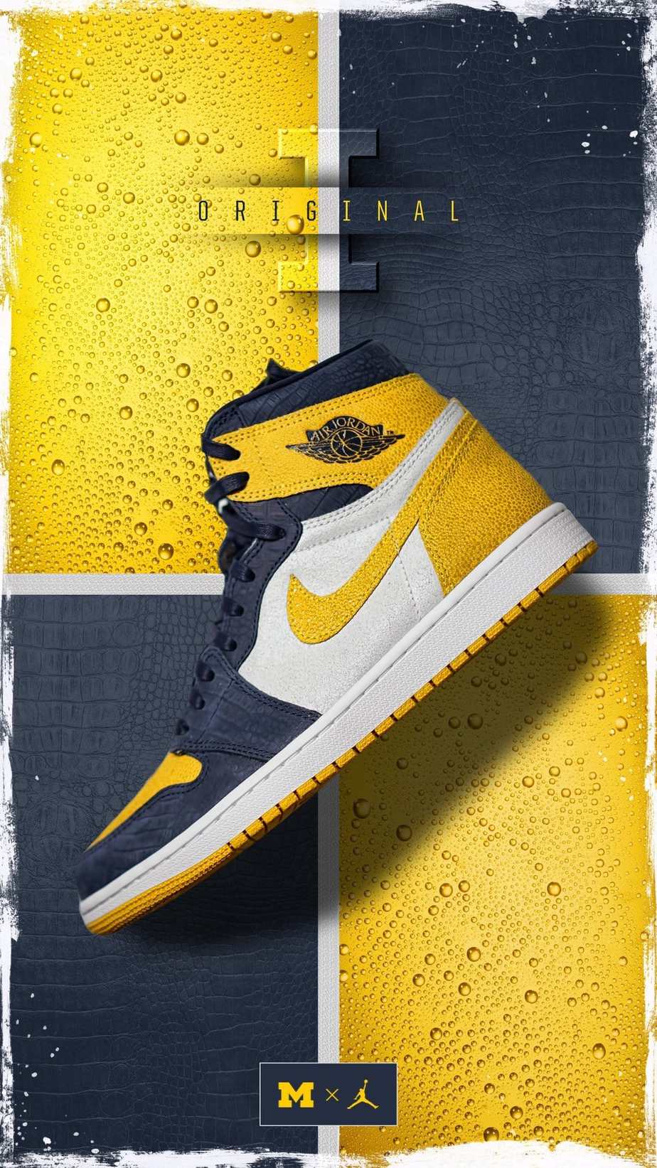 Detailed Images of the Michigan Air Jordan 1 PE