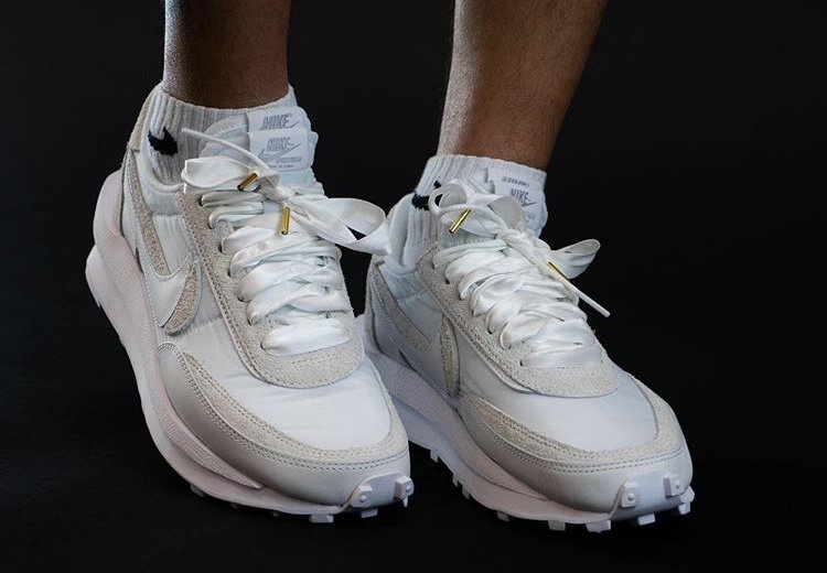 sacai x Nike LDWaffle "White Nylon"
