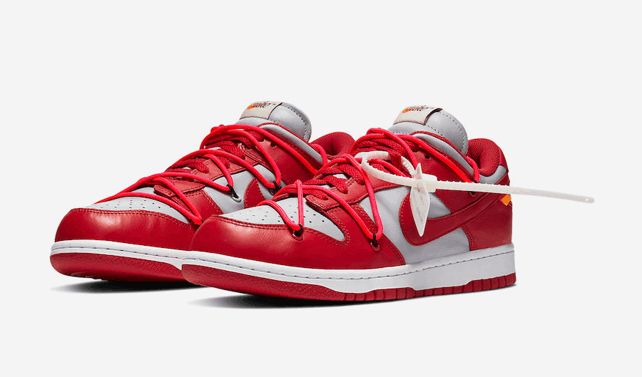 Off-White Nike Dunk Low “university Red”