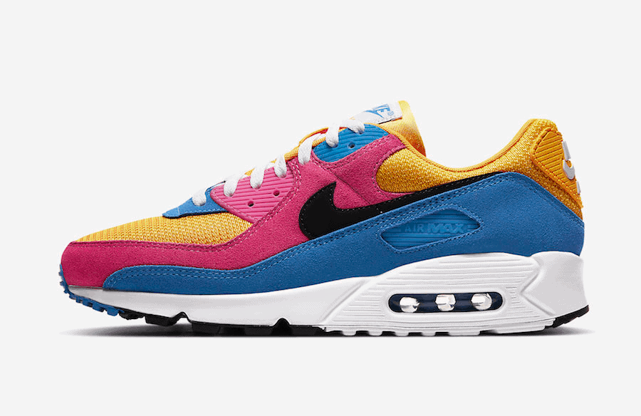 This Nike Air Max 90 Equipped with Colorful Suede