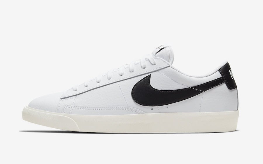 Nike Blazer Low Leather White Black CI6377-101