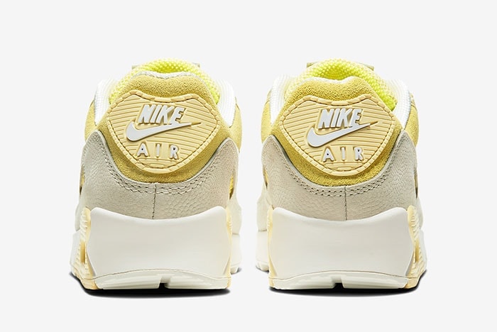 Nike Air Max 90 Lemon CW2654-700 Heel Shot