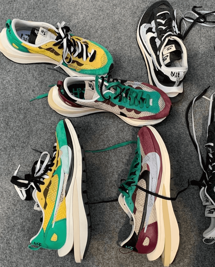 Sacai x Nike VaporWaffle “Villain Red” Official Images