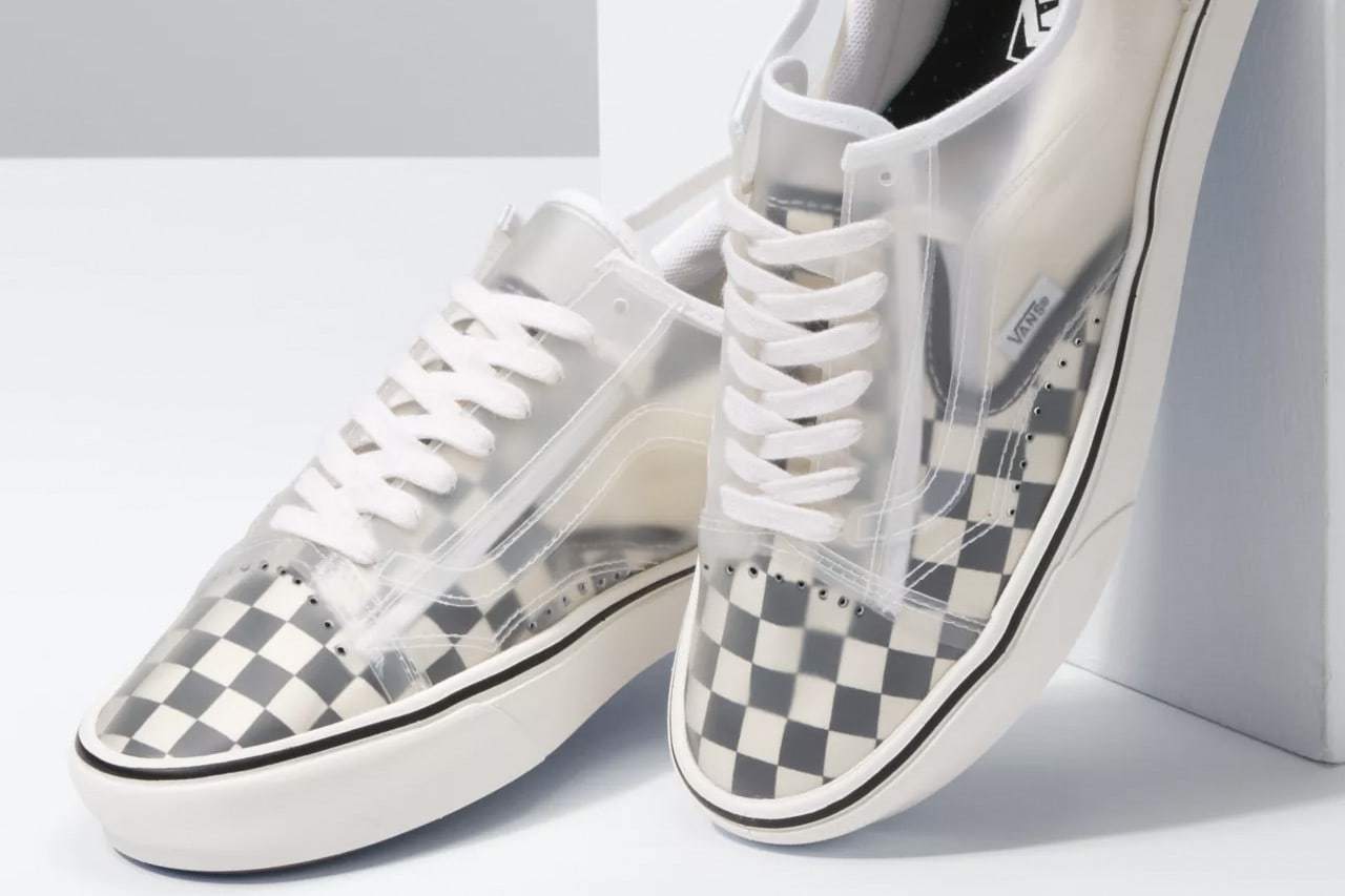 Vans Slip Skool Checkerboard Canvas True Navy Red Slip On Old Skool Hybrid