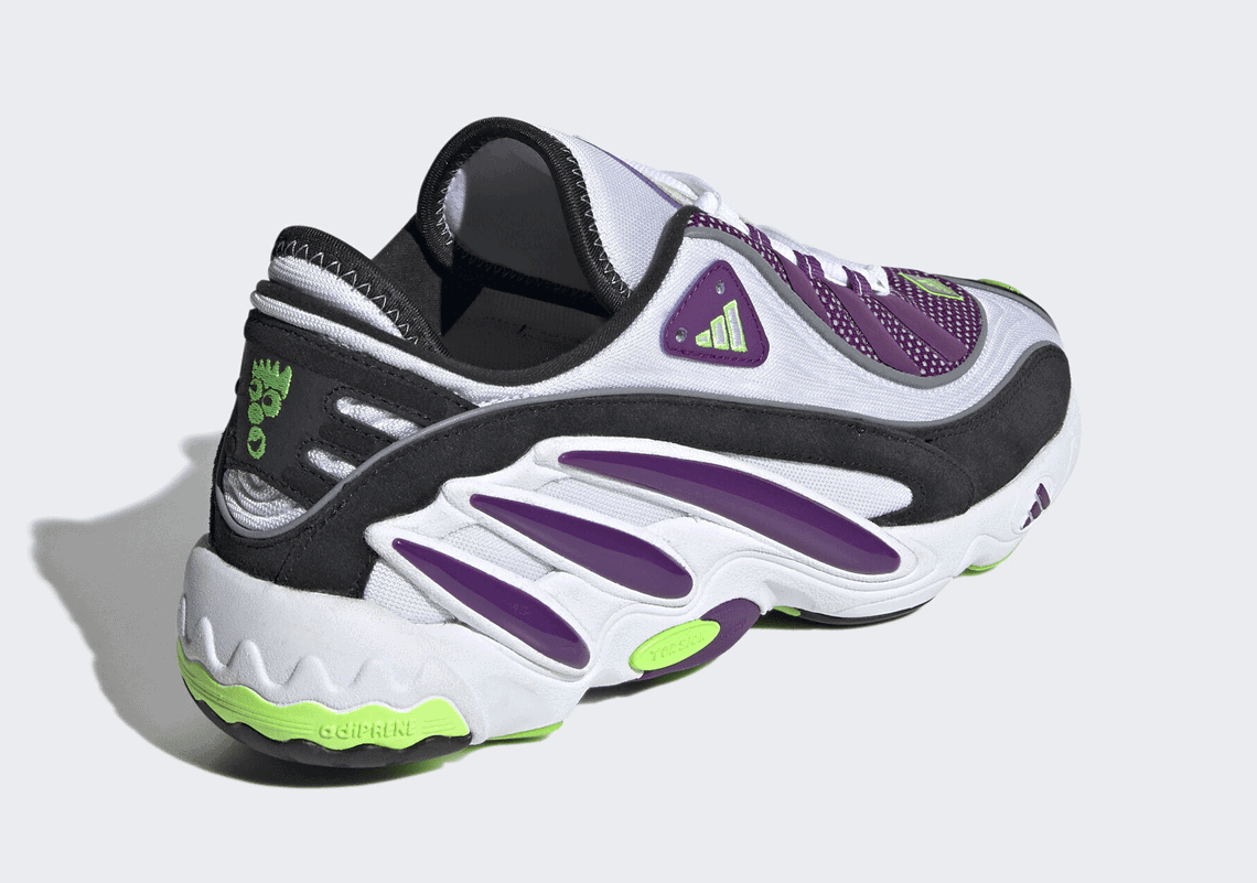 Purple and Solar Green paint the adidas EQT Solution