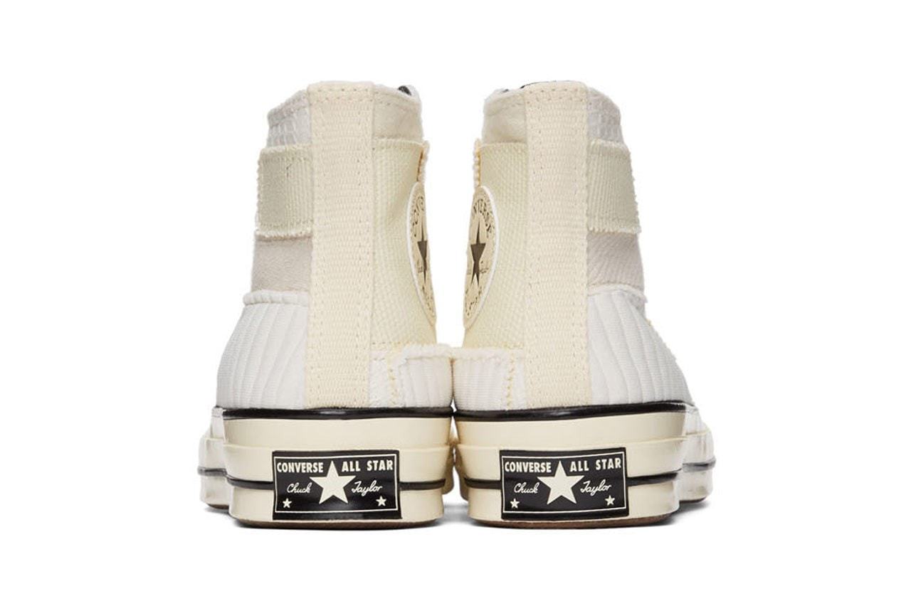 Converse Patchwork Chuck 70 High Sneakers Green Off-White