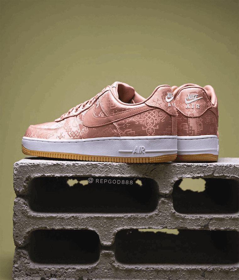 Official Images of the Clot x Nike Air Force 1 “Rose Gold”