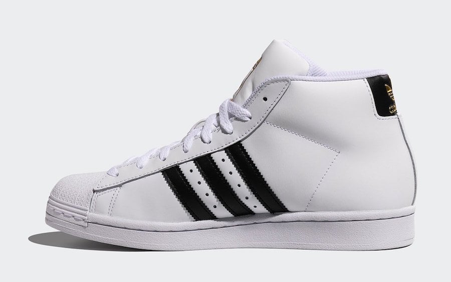 adidas Pro Model Og White Black Gold FV5722