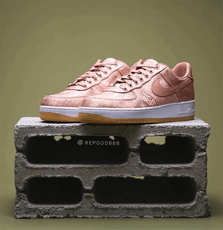 Official Images of the Clot x Nike Air Force 1 “Rose Gold”