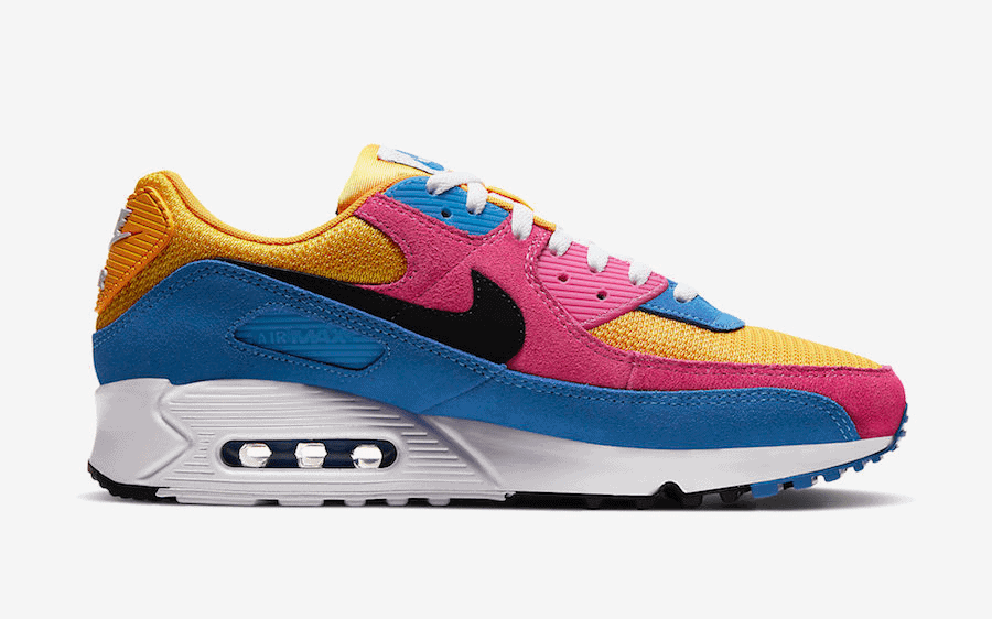 This Nike Air Max 90 Equipped with Colorful Suede