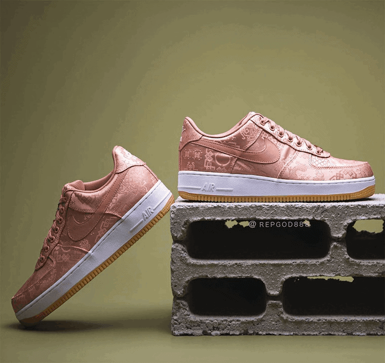 Official Images of the Clot x Nike Air Force 1 “Rose Gold”